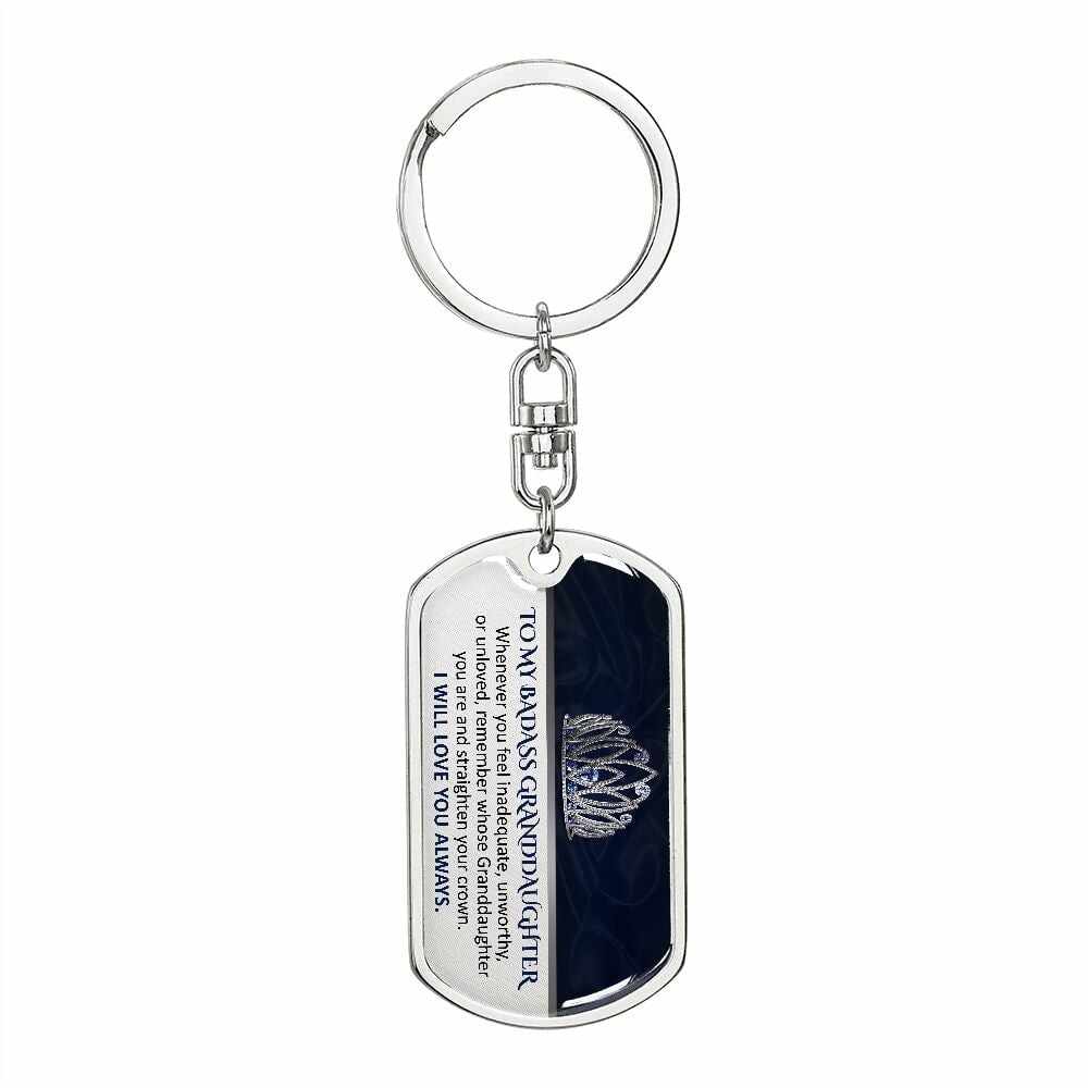 BIG SALE - 49% OFF Keepsake for  Granddaughter Keychain - LIMITED QUANTITIES AVAILABLE