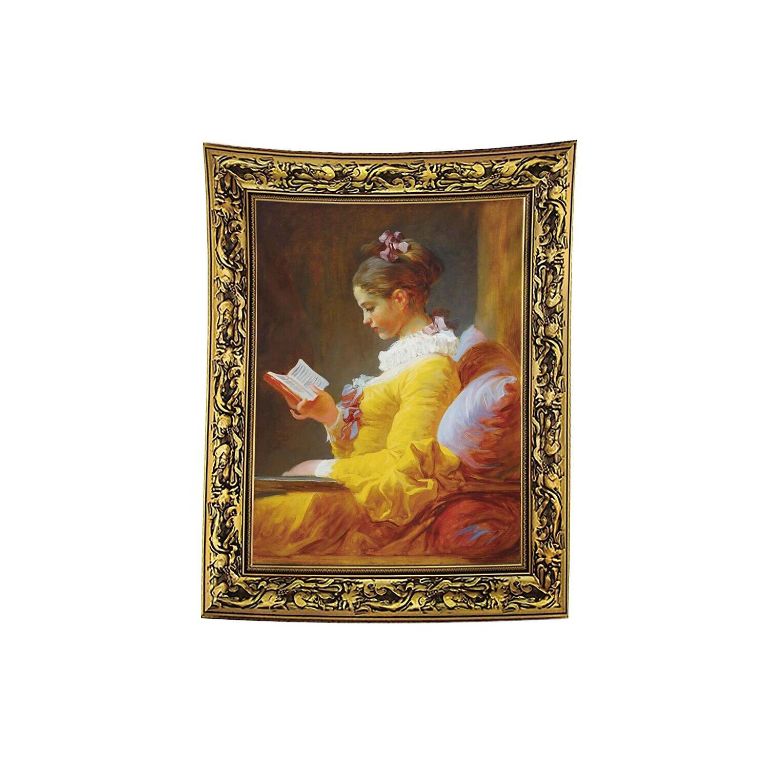 Da Vinci Wall Tapestry Art Decor Famous Painting A Young Girl Reading