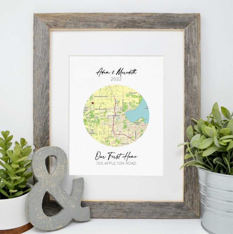 Housewarming Gift, Our First Home, House Map, First Home Gift for Couple, Personalized Map Art, Personalized House Warming Gifts, New Home