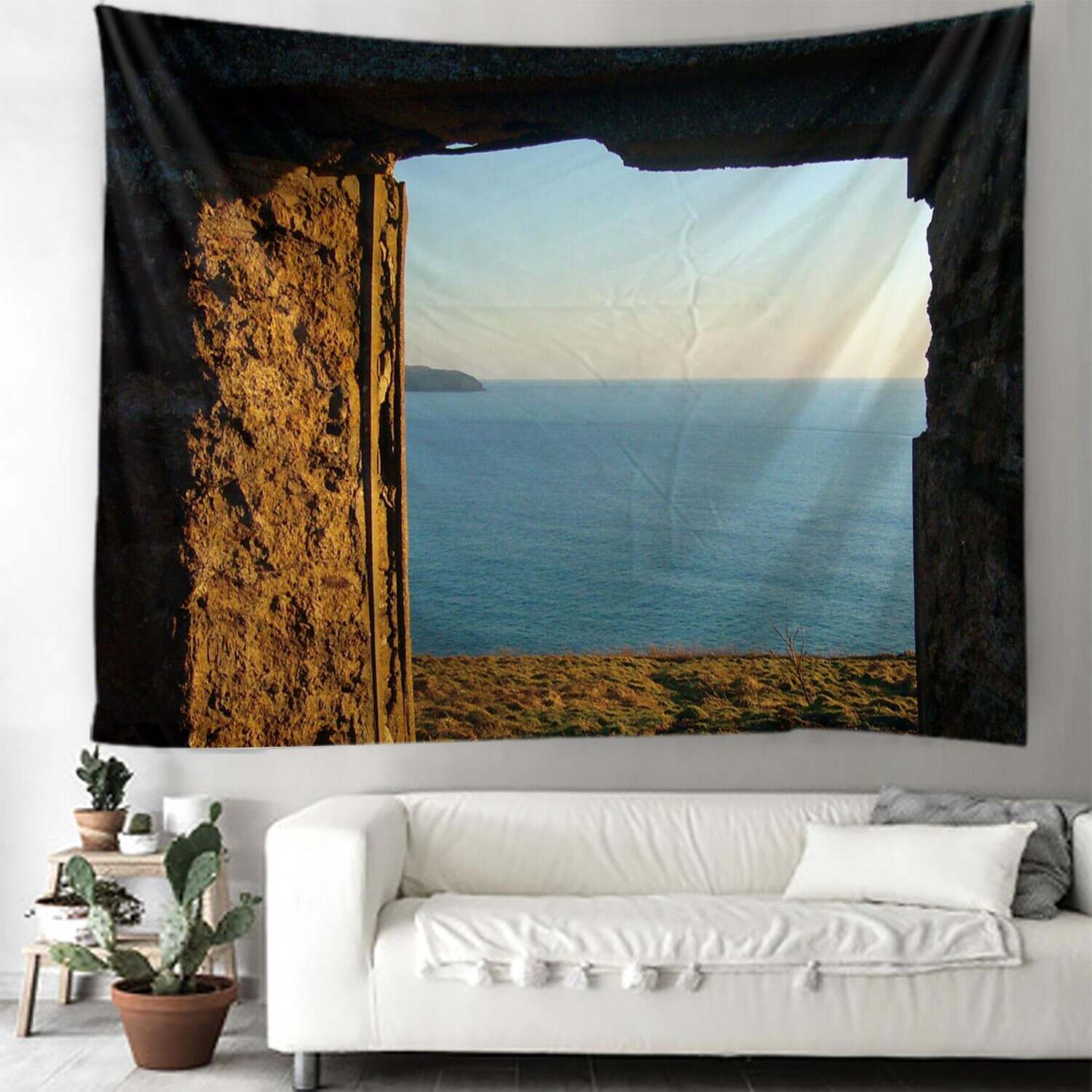 Natural Large Wall Tapestry Cave Art Decor Photograph Backdrop