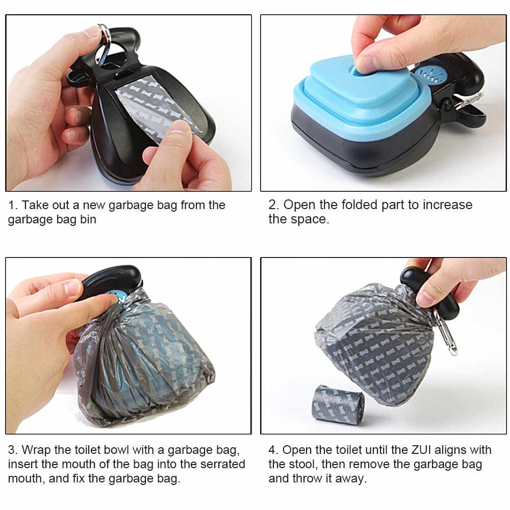 Handheld Portable Pooper Scooper With Bags