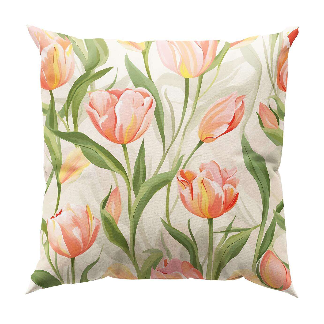 Floral Plant Pillow Cover 1PC