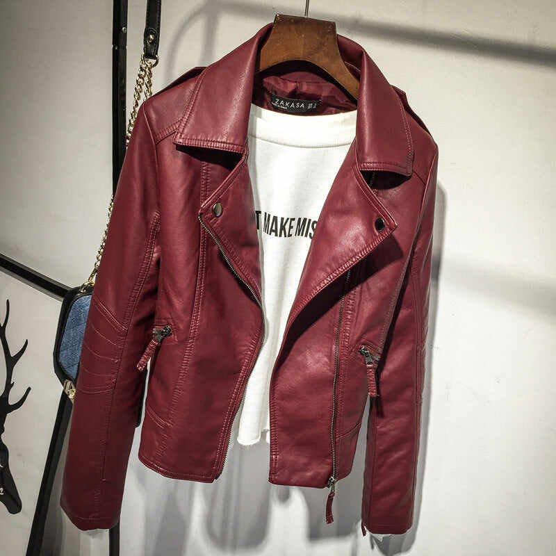 Autumn Motorcycle Leather Jacket