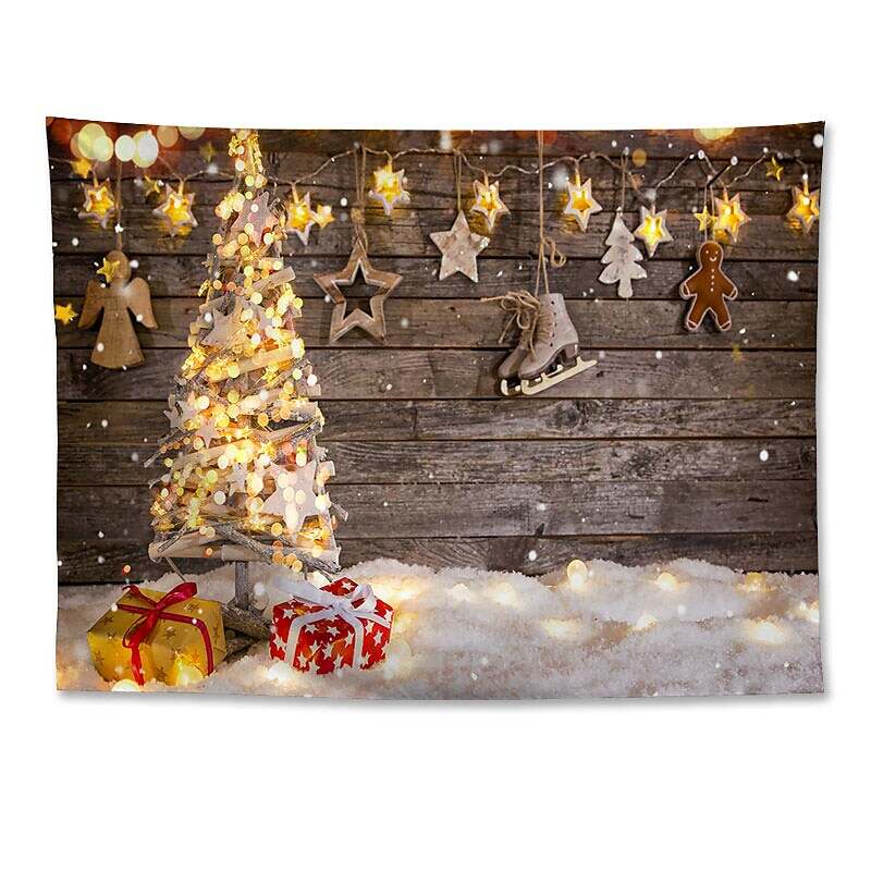 Christmas Holiday Party Wall Tapestry Art Decor