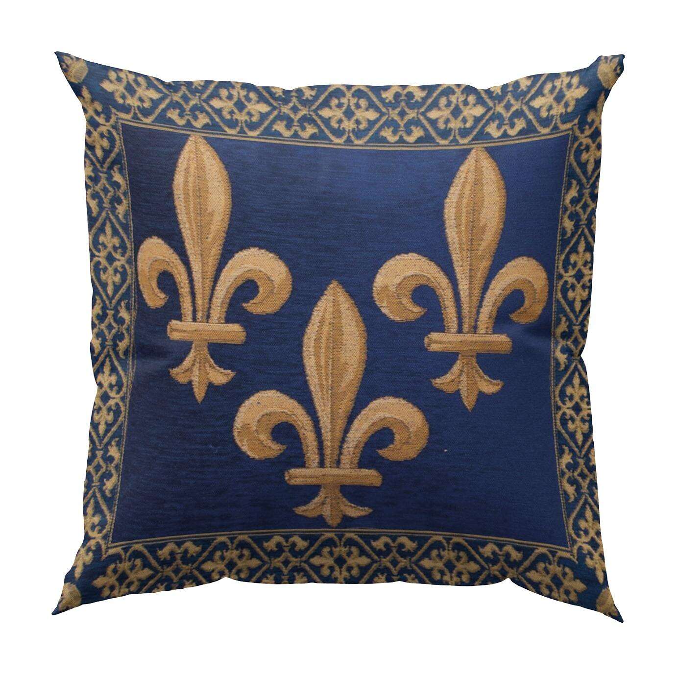 Fleur de Lis Double Side Pillow Cover 4PC Soft