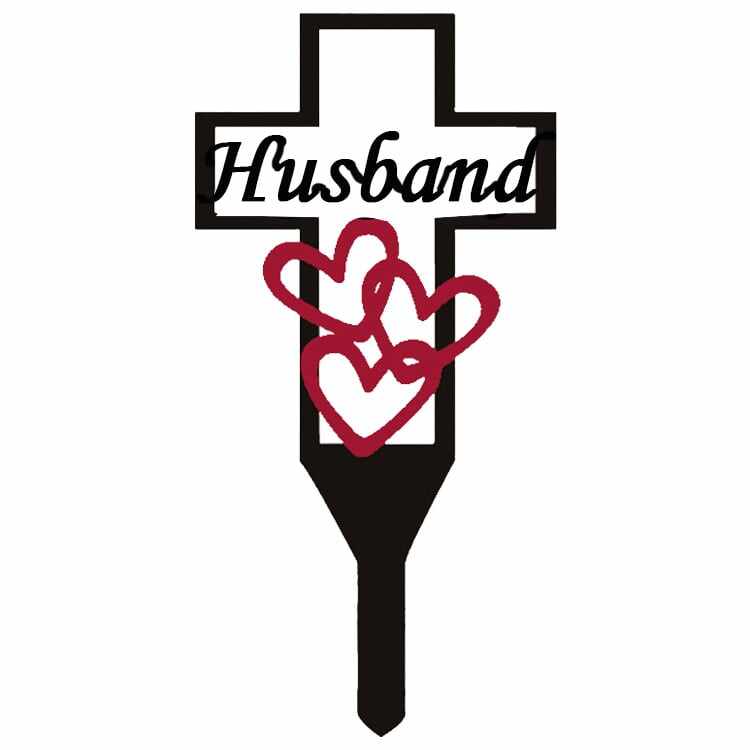 Hot Sale - Cemetery Memorial Cross Stake for Parents