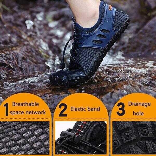 Men's Five Fingers Outdoor Wading Diving Fitness Shoes