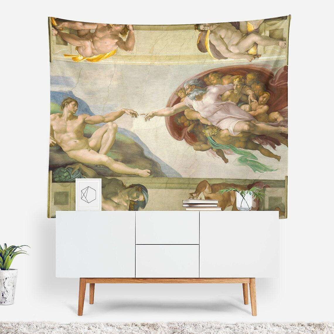 Versailles Paris France Hercules Renaissance Wall Tapestry Wall Murals Artwork Painting Design