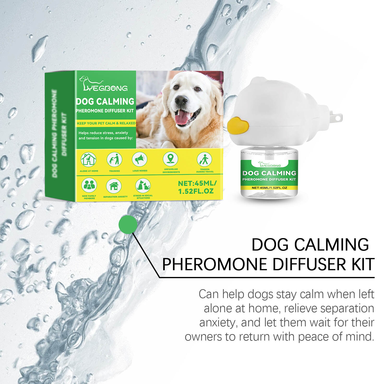 Dog Calming Pheromone Diffuser Kit