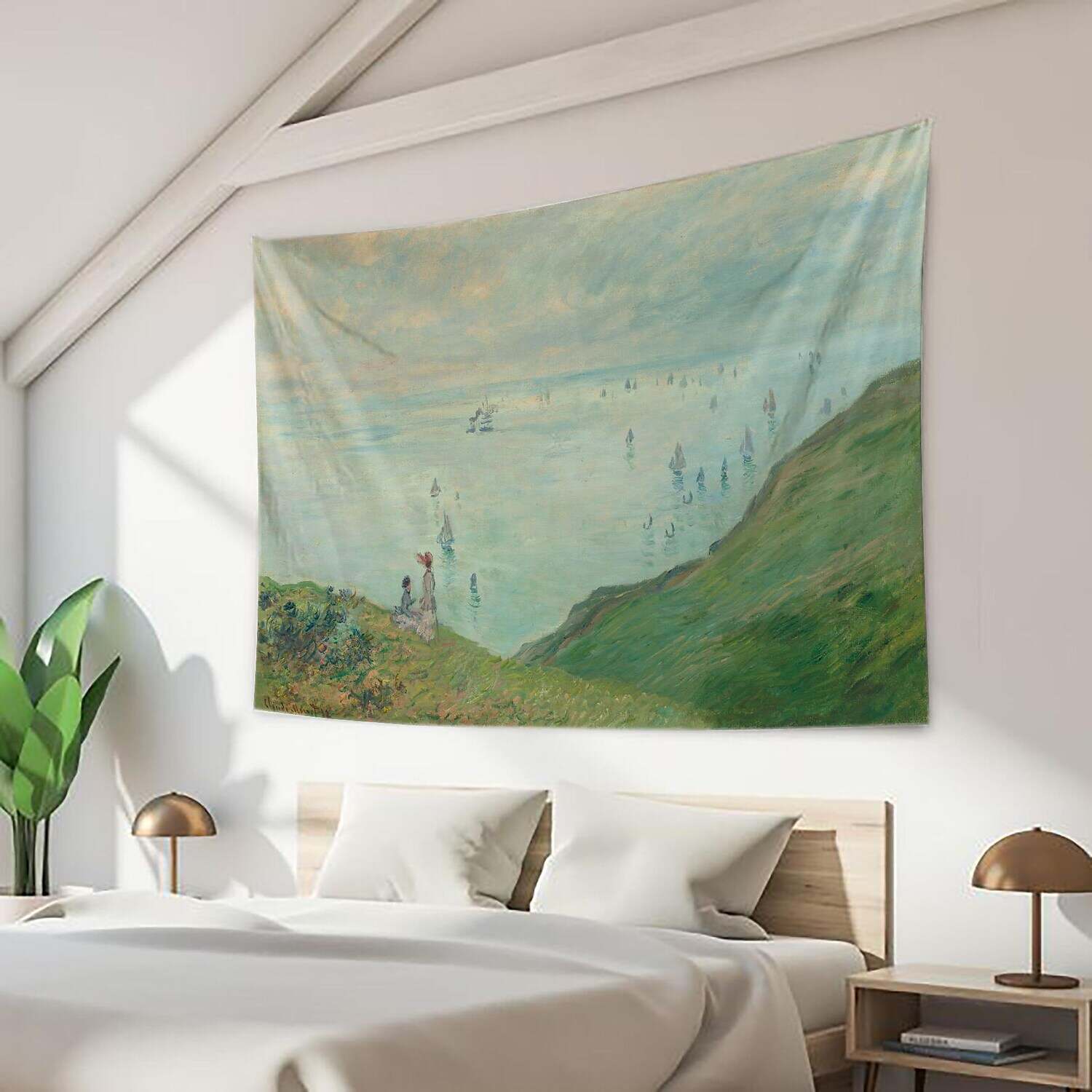 Oil Painting Mountain Wall Tapestry Art Decor