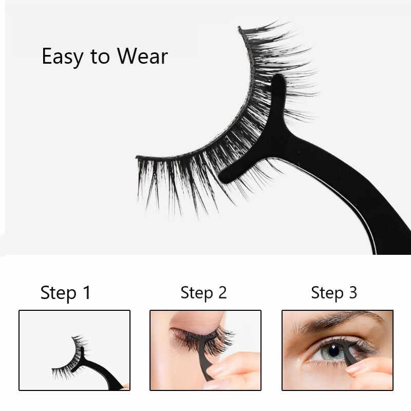 Magnetic Eyelashes Set of 3 pairs