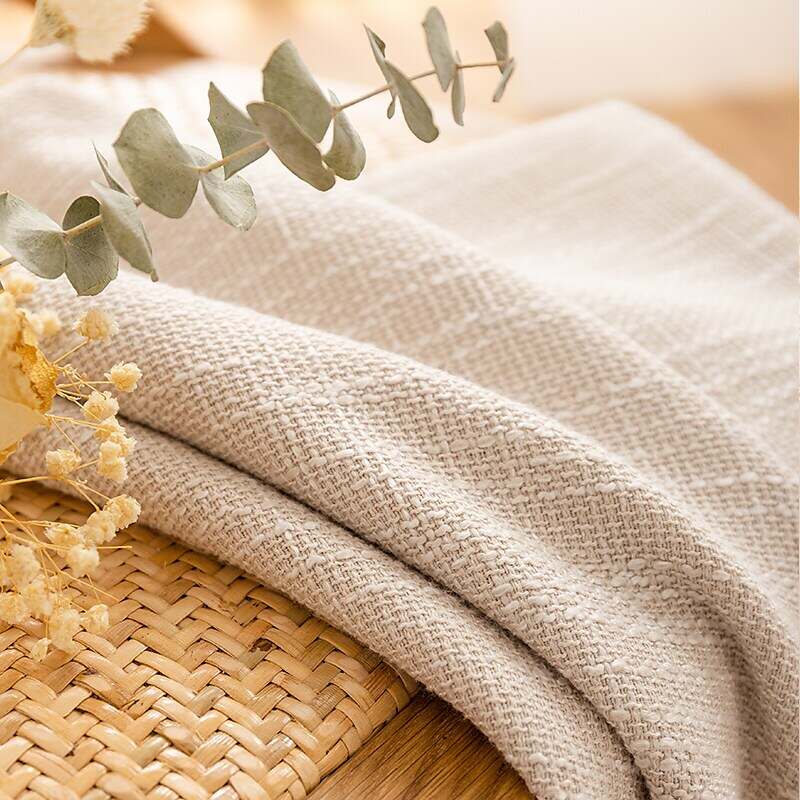 Solid Color Cotton Linen Pillowcase