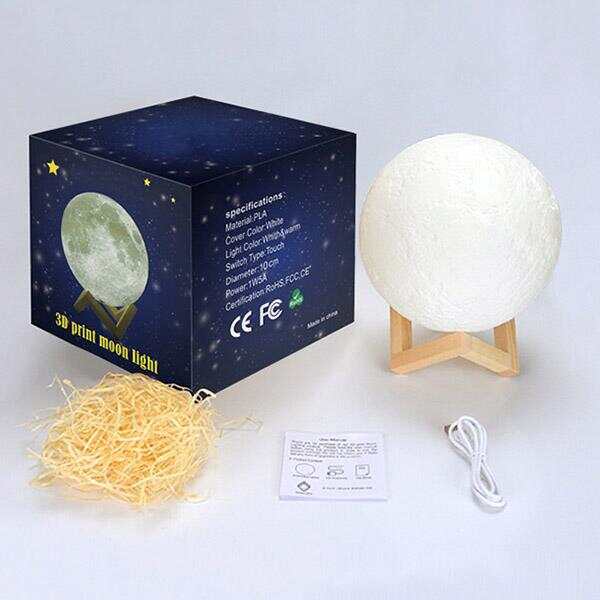 Custom 3D Photo Moon Lamp