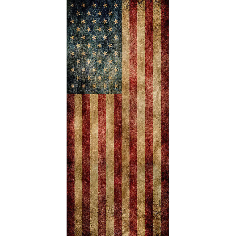 Patriotic Flag Door Set Door Mural