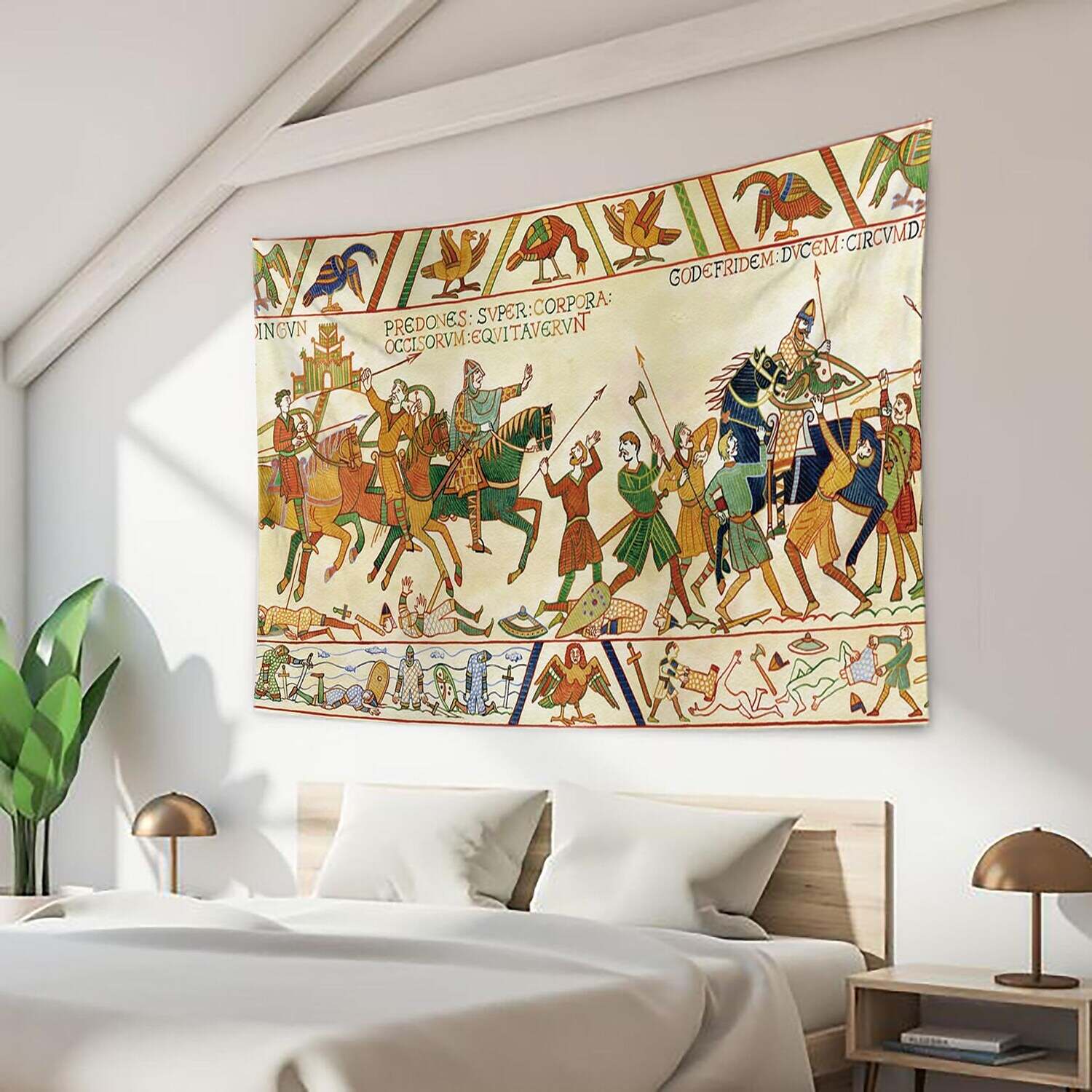 Bayeux Medieval Wall Tapestry Art Decor