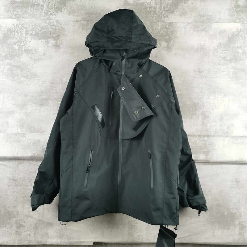 Multi-Zipper Pocket Jacket