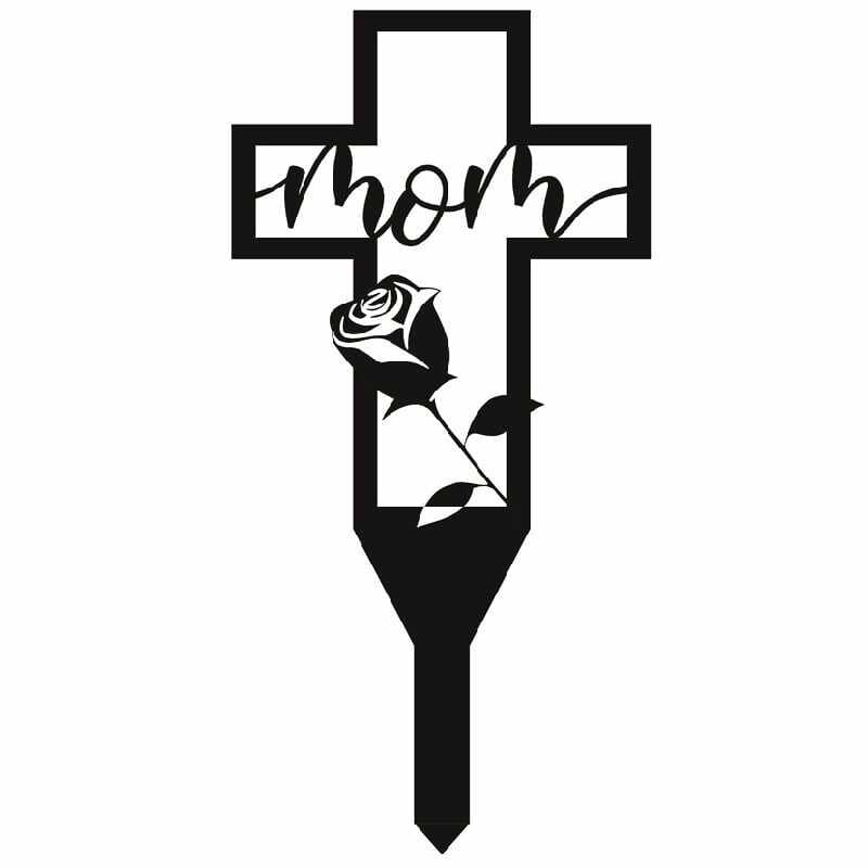 Hot Sale - Cemetery Memorial Cross Stake for Parents
