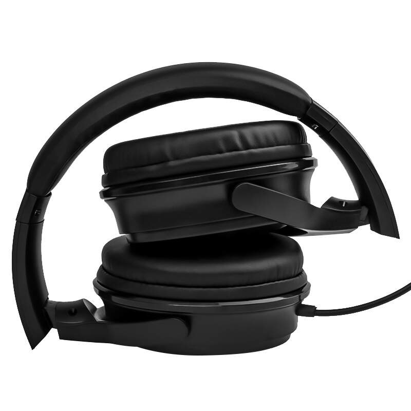 dual sided stereo over ear wired headphones