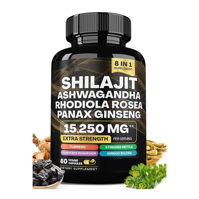 Shilajit Pure Himalayan Organic - 15250MG Shilajit Capsules