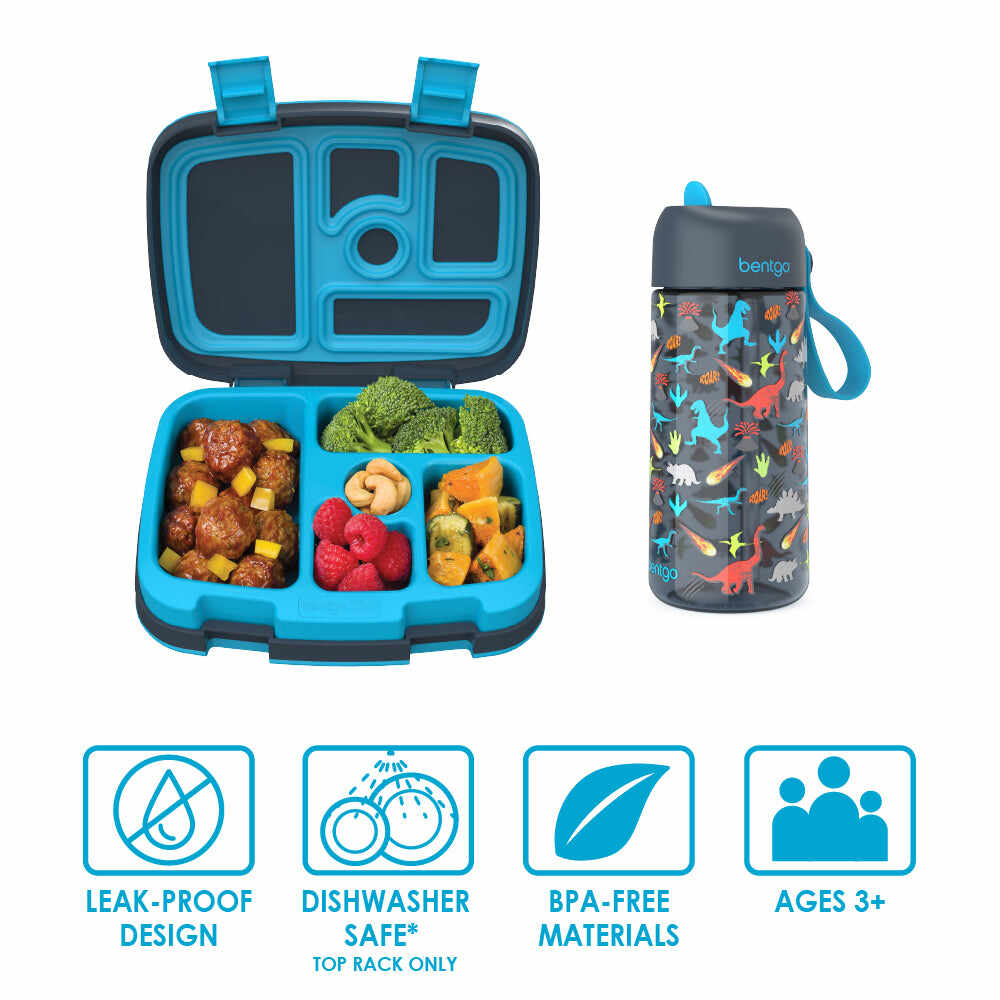 Kids Prints Lunch Boxes & Water Bottles