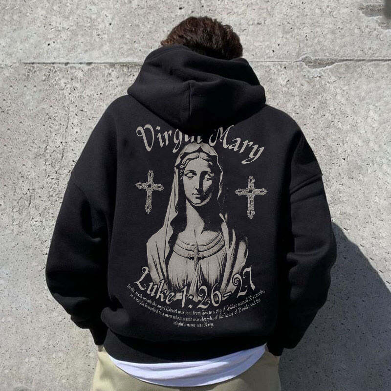 Luke 1:26-27 Print Christian Hoodie