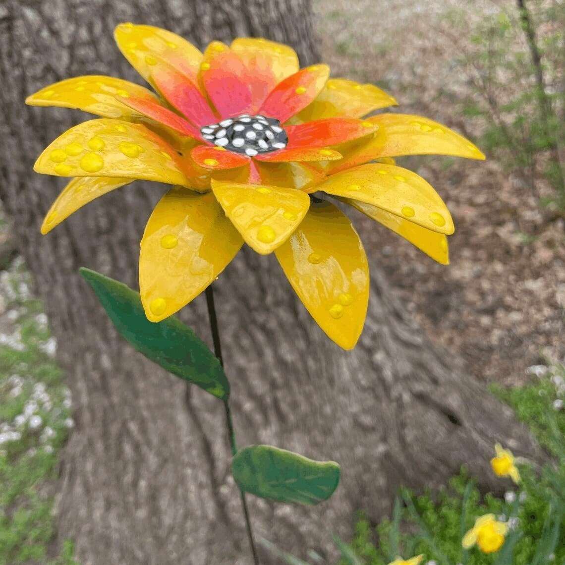 Spring Sales -47%OFFMetal Flowers Garden Stakes