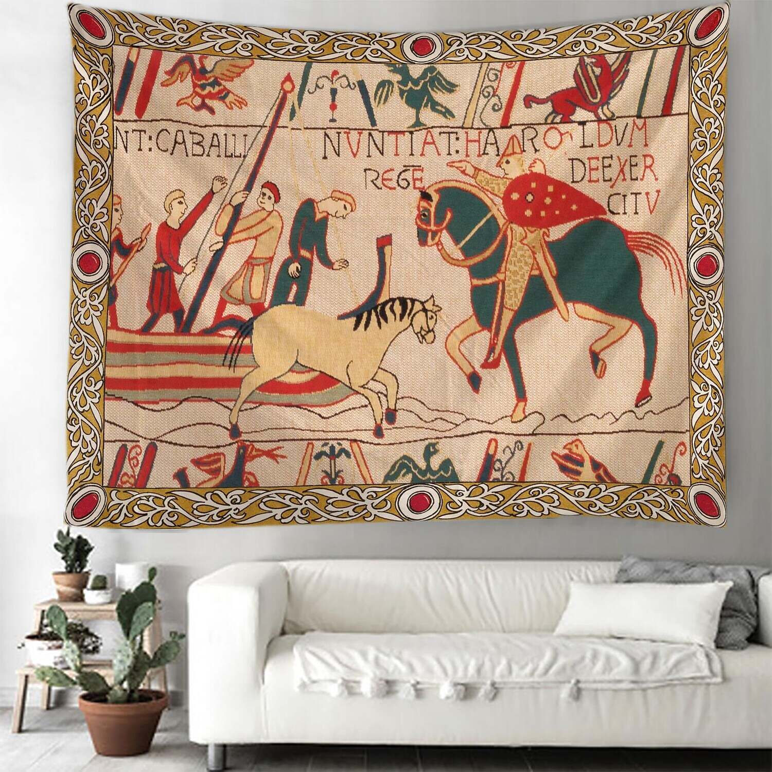 Bayeux Medieval Large Wall Tapestry Art Decor