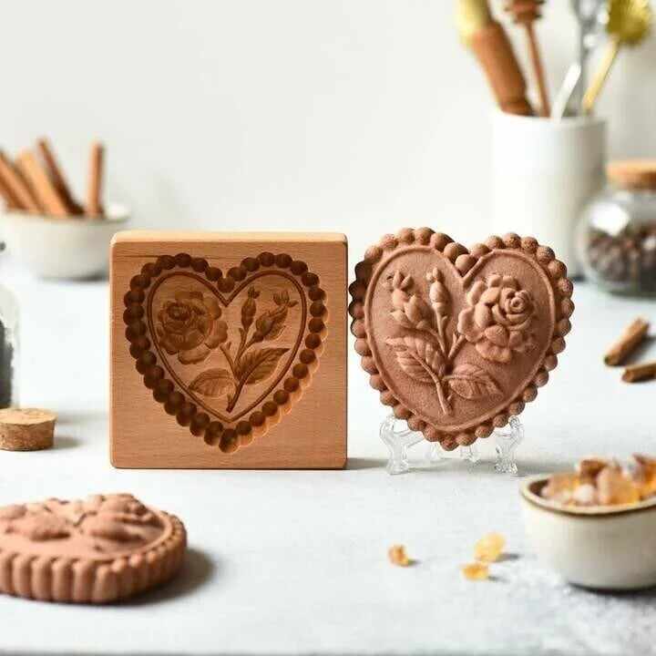 Last Day 49% OFF - Cookie cutter Cookie wooden mold