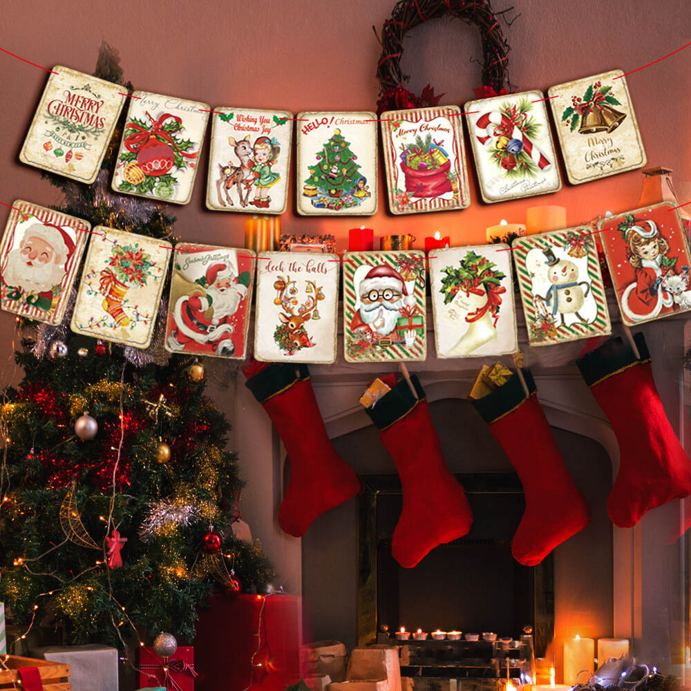 49%off-2023BESTVintage Style Christmas Banner