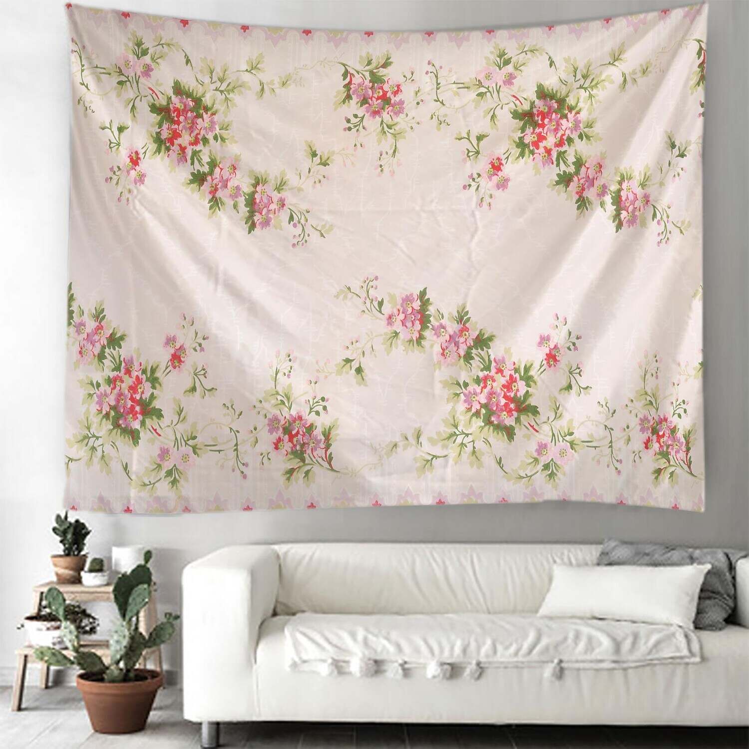 Floral Large Wall Tapestry Art Decor Photograph Backdrop