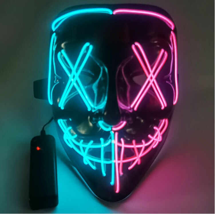 HALLOWEEN LED LIGHT UP MASK