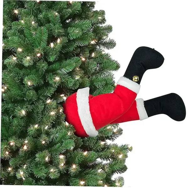 Santa Legs Christmas Decoration