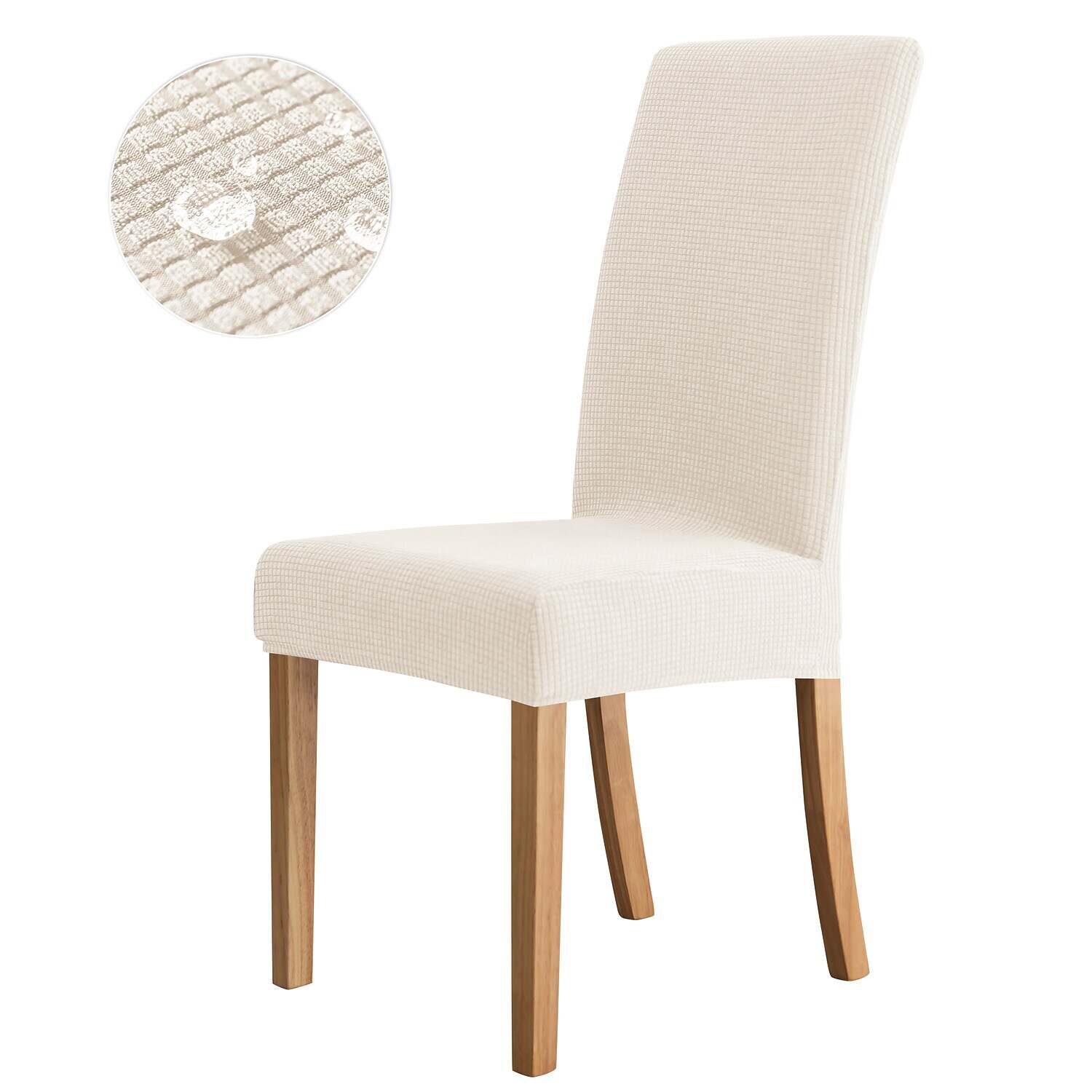 Water Rissistant Dining Chair Covers Jacquard Spandex