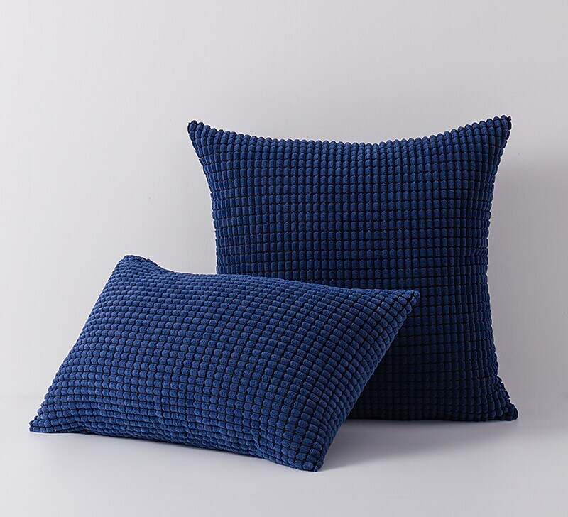 Corn Textured Striped Throw Pillow Covers