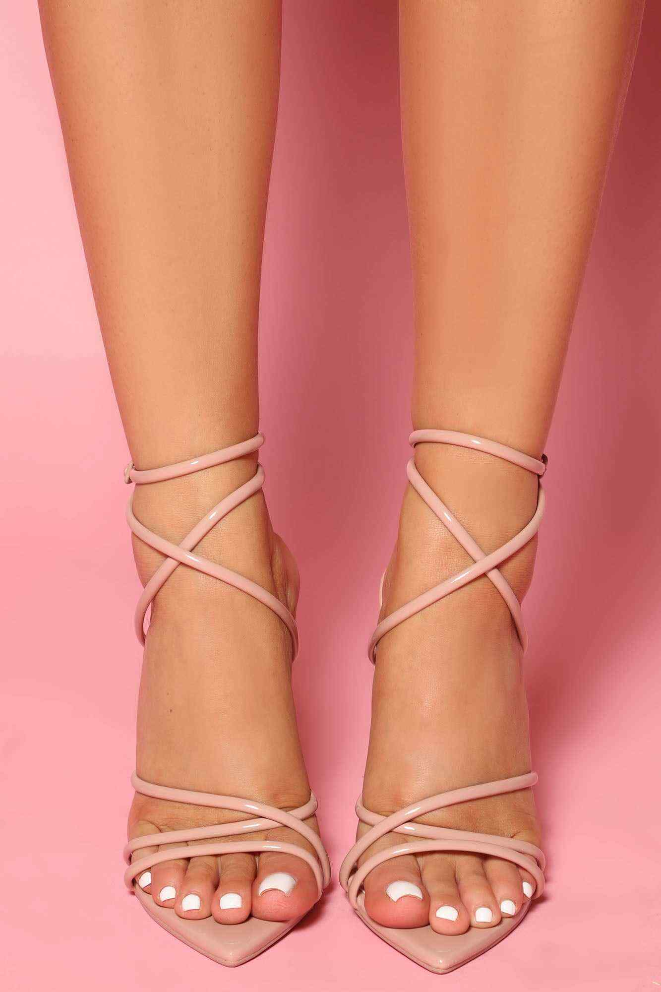 Point You In The Right Direction Heel   Nude