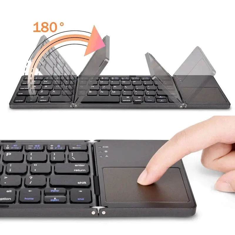 🔥Last Day Promotion 49% OFF🔥Foldable Bluetooth Keyboard with Touchpad