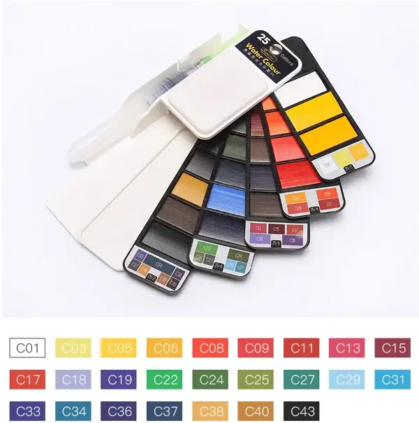 🔥Last Day Promotion 49% OFF -- Handy Watercolor Travel Kit