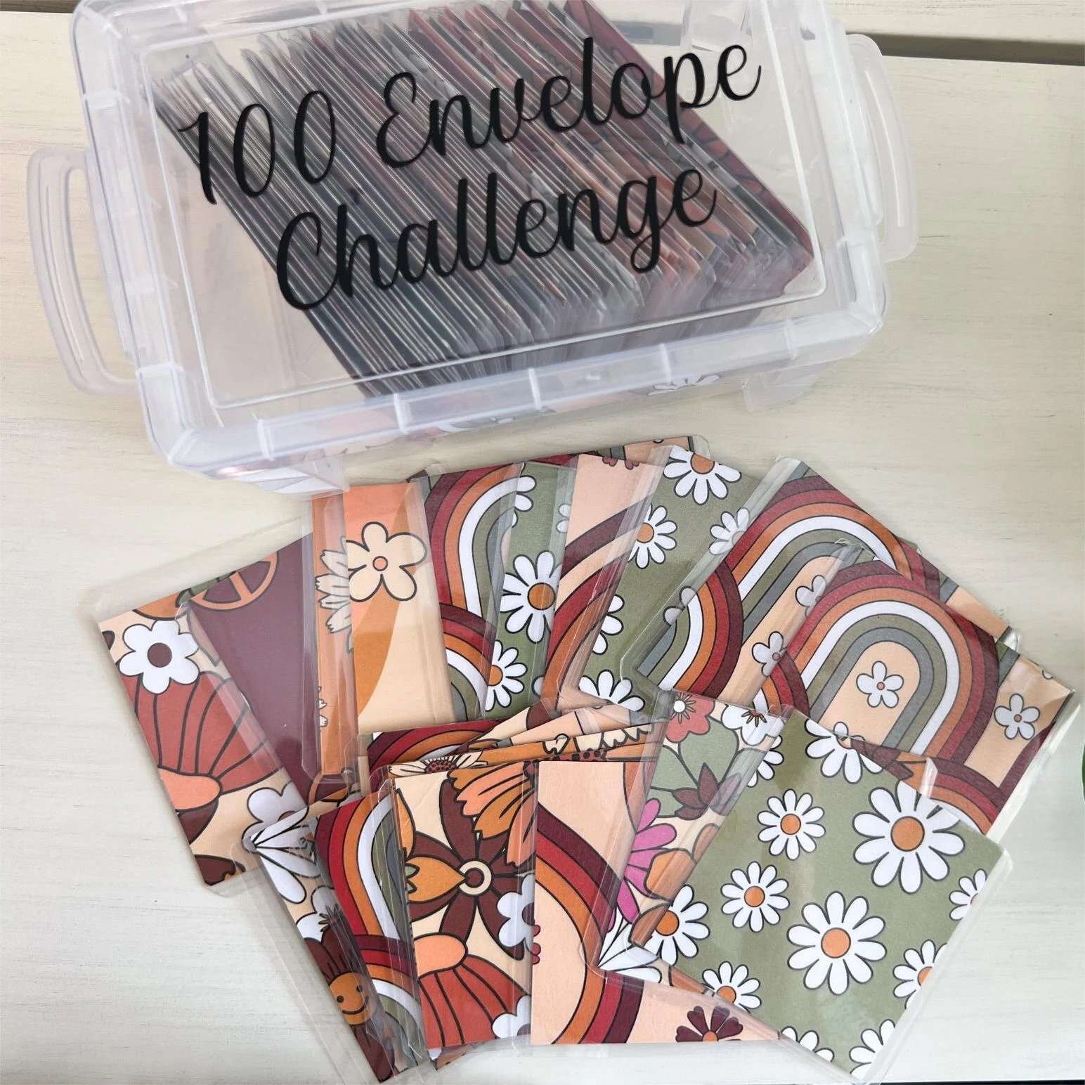 100 Envelope Challenge Box Set|Easy And fun Way To Save $5,050