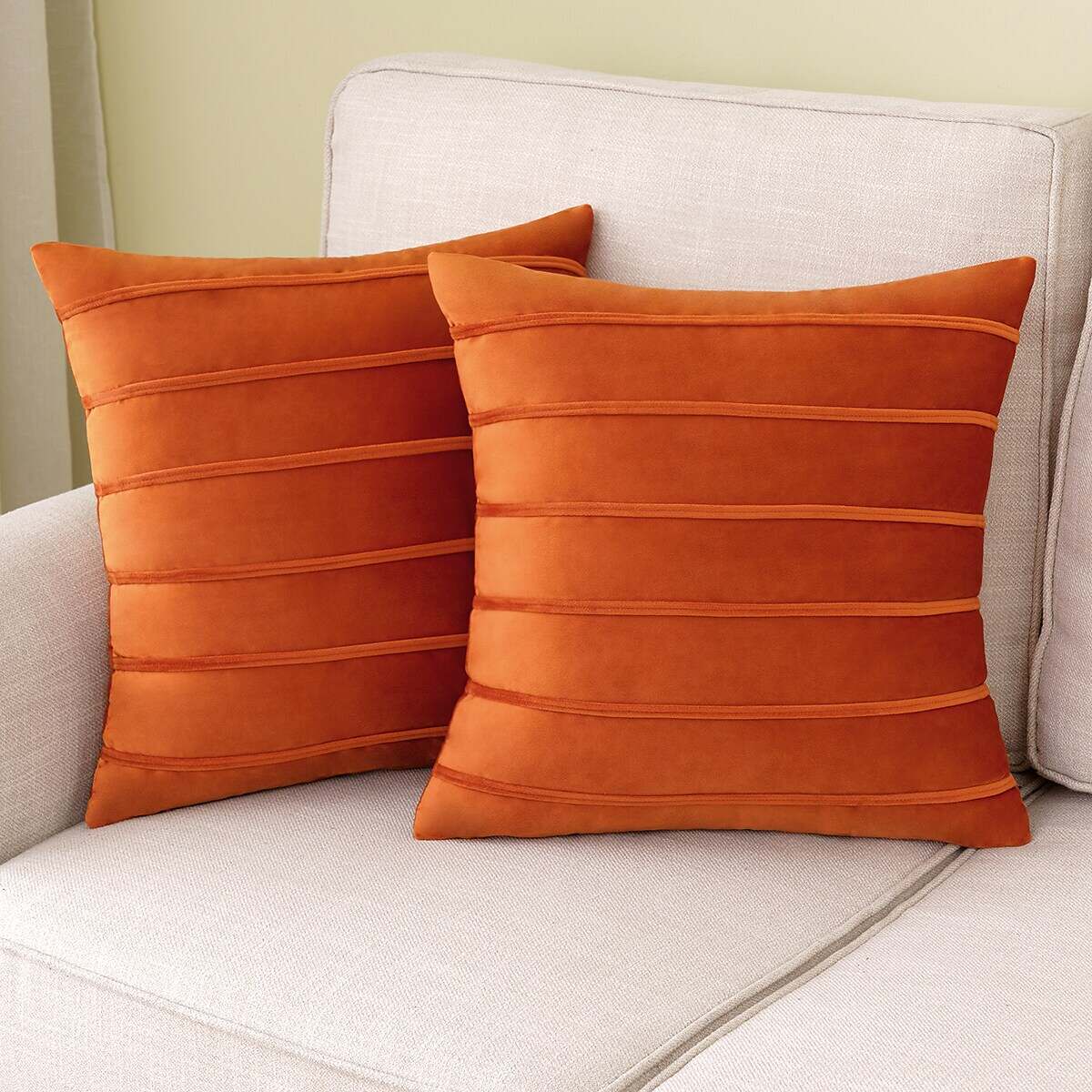 Solid Color Velvet Pillowcase Cushion Cover