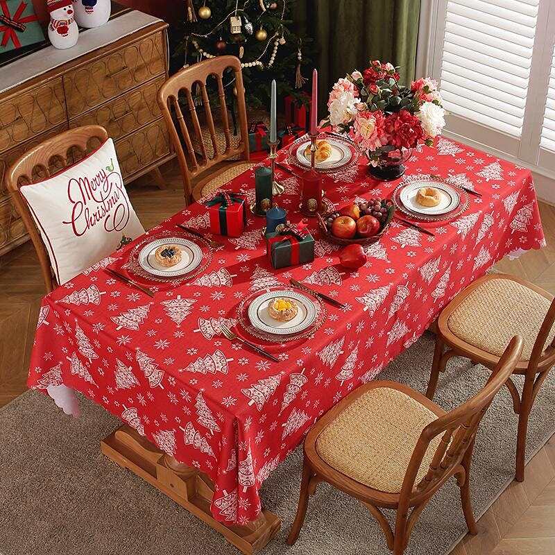 Christmas Decoration Rectangle Tablecloth