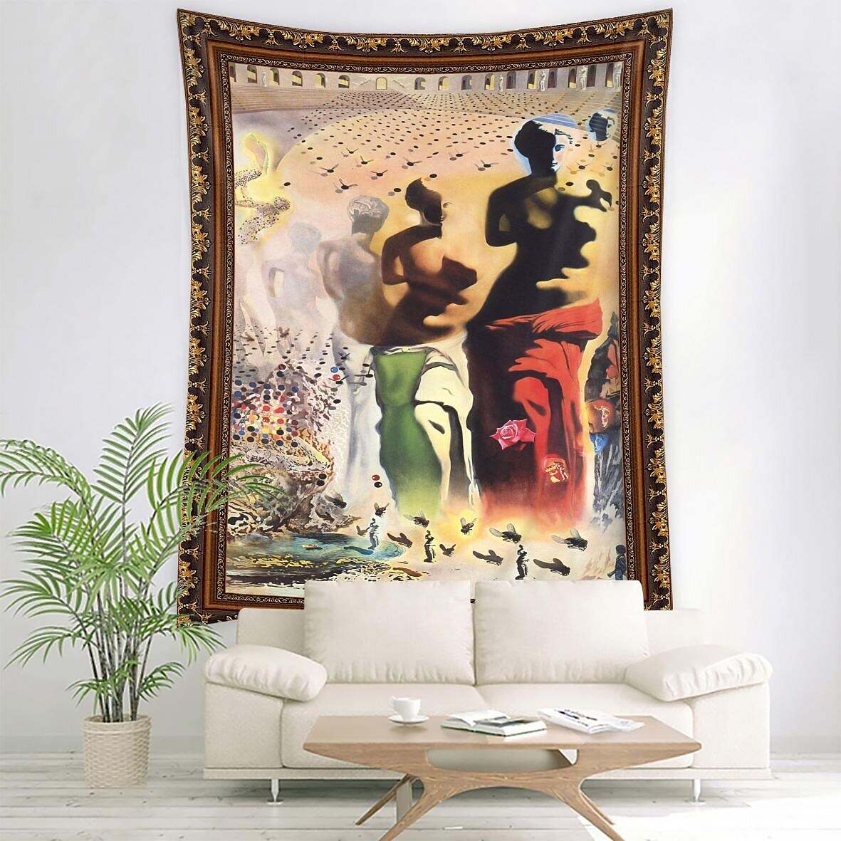 Dali Famous Painting Wall Tapestry Art Decor