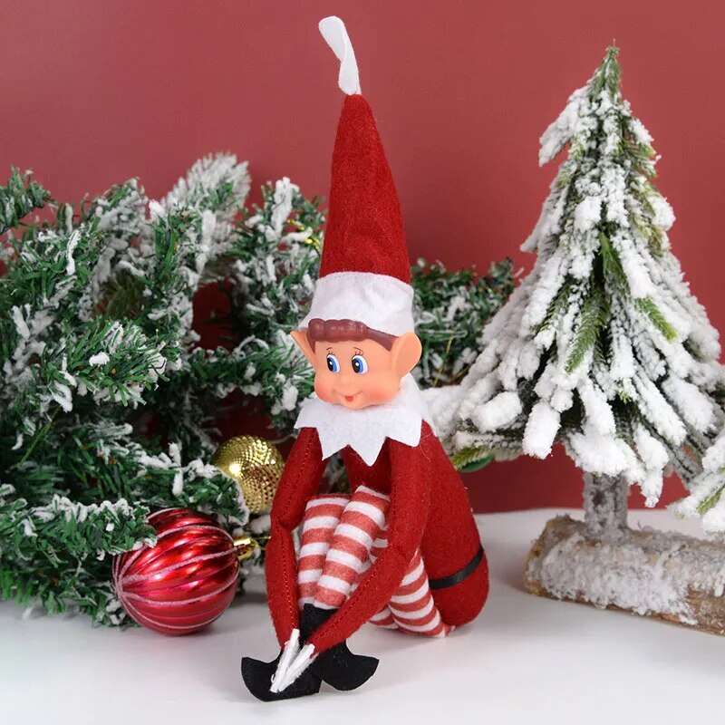 Vibrant Elf on the Shelf