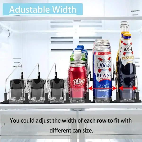 🍹Self-Pushing Drink Organizer for Fridge- 50% OFF