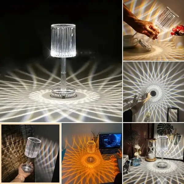 (🔥Summer Hot Sale 48% OFF) Touching Control Gatsby Crystal Lamp - BUY 2 FREE SHIPPING