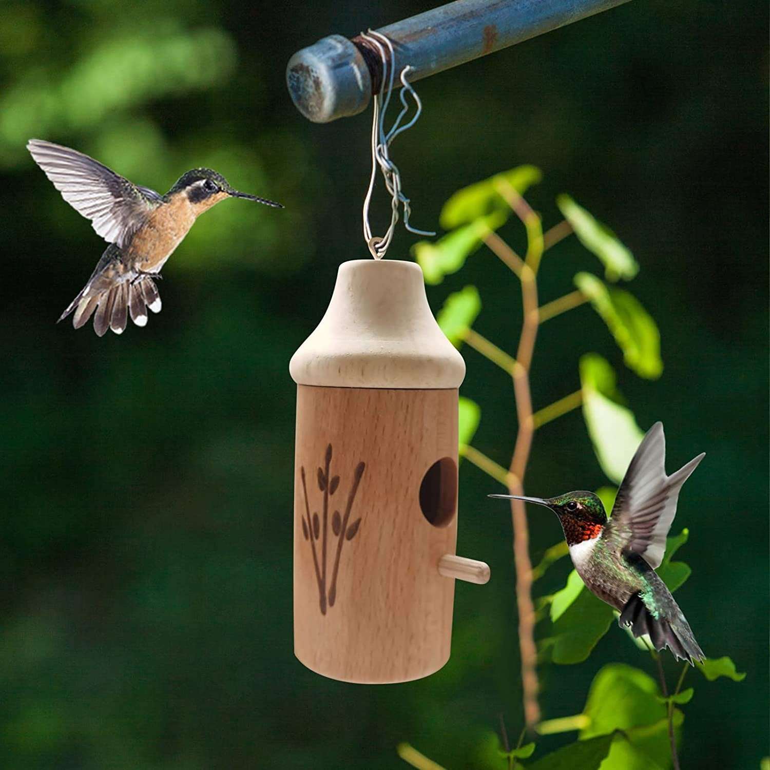 Last Day Sale 70% OFFWooden Hummingbird House-Gift for Nature Lovers