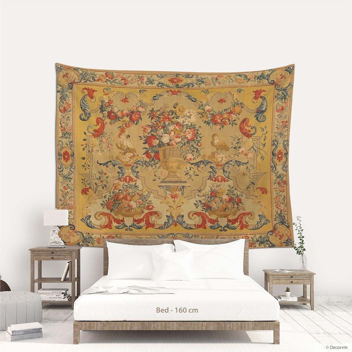 Medieval Painting Wall Tapestry Victoria Art Decor