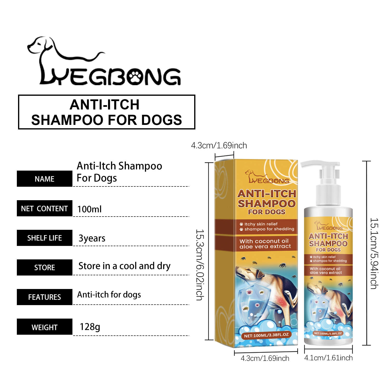 Anti-Itch Shampoo For Dogs