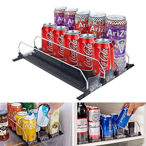 🍹Self-Pushing Drink Organizer for Fridge- 50% OFF