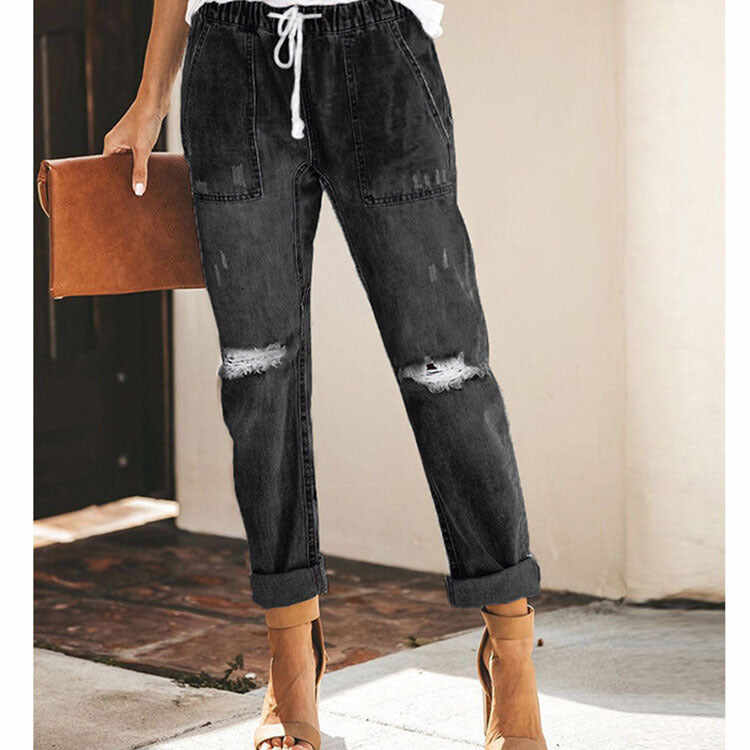 Fashion Casual Ripped Trousers