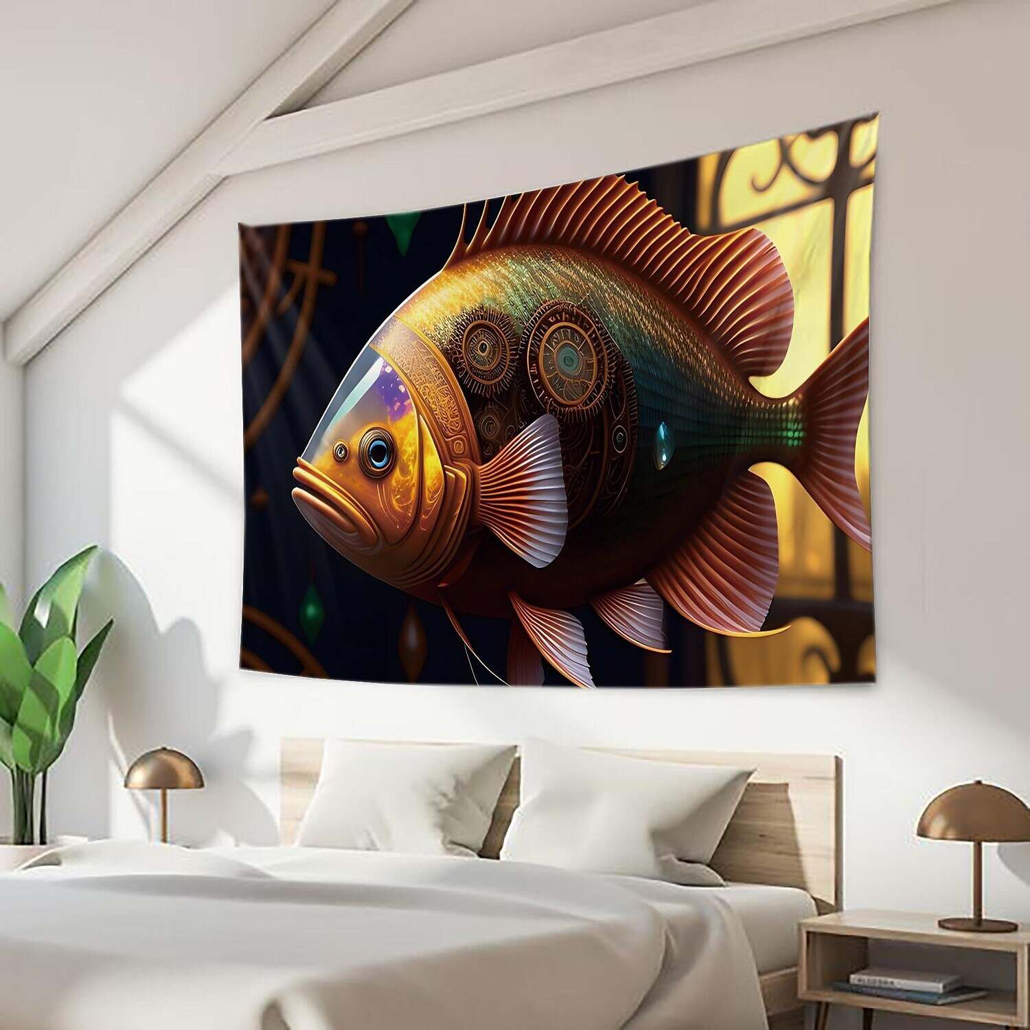 Ocean Fish Wall Tapestry Art Decor